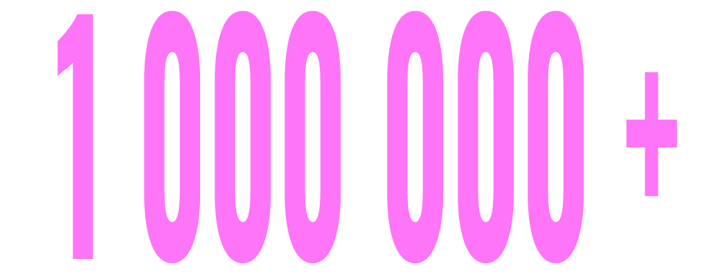 1000000 +