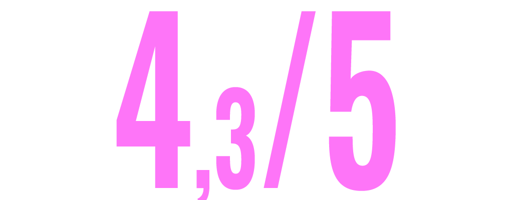 4,3/5