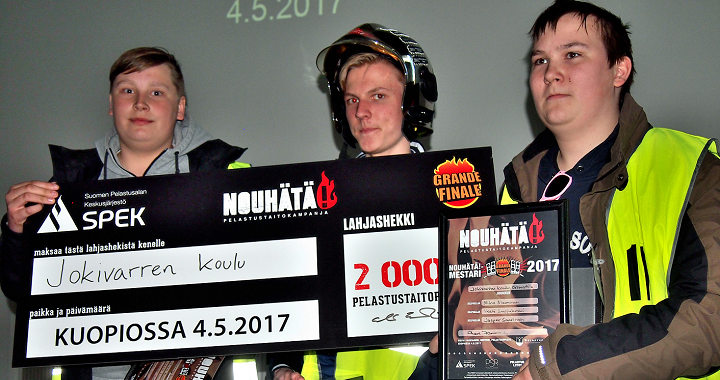 Jokivarren koulu Orimattilasta voitti NouHätä! -mestaruuden